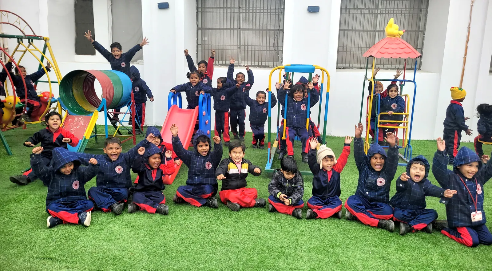 Students in an activity session